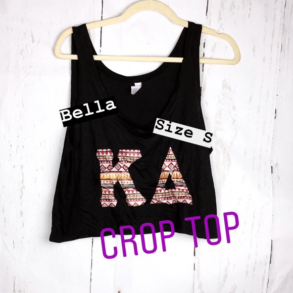 Kappa Delta Tribal Print Crop Tank - Picture 2 of 3